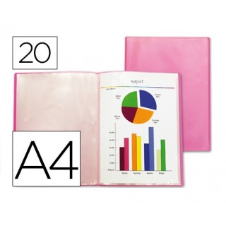 CAPA CATALOGO A4 COM 20 BOLSAS